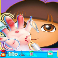 Dora Hand Doctor Fun Games for Girls Online